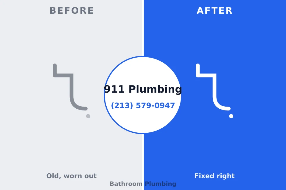 Before and after: plumbing company Rockport, TX